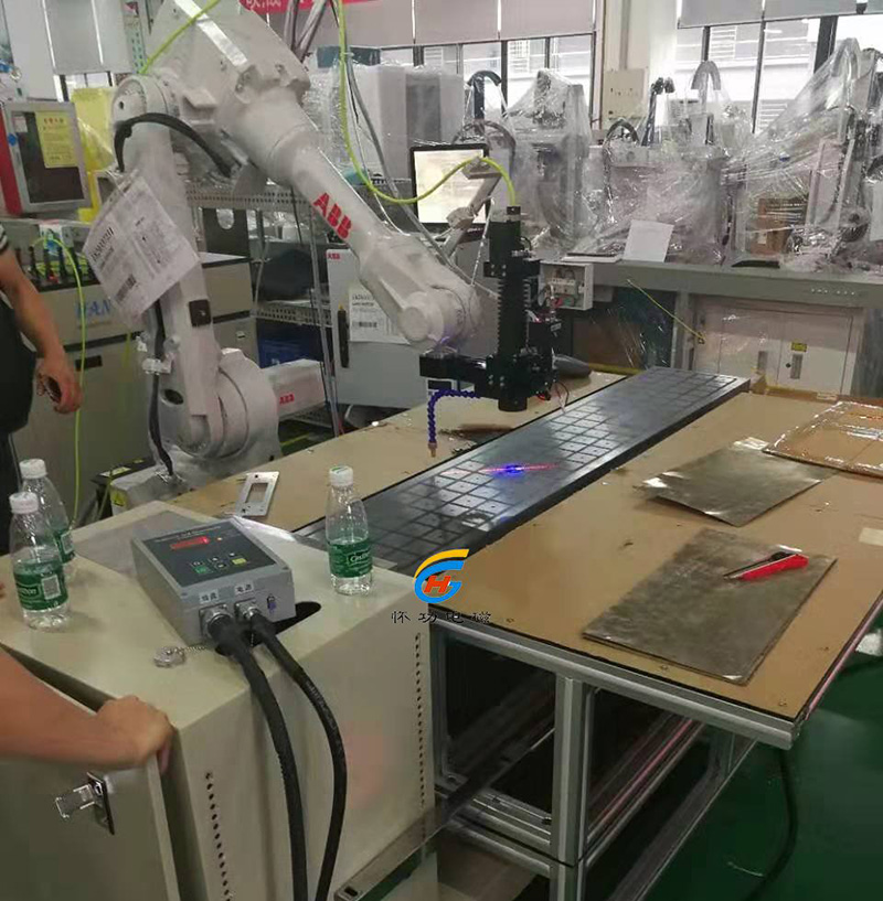 检测平台电永磁吸盘现场展示