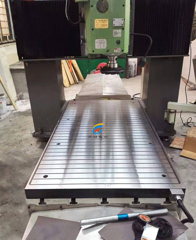 龙门铣床电永磁吸盘