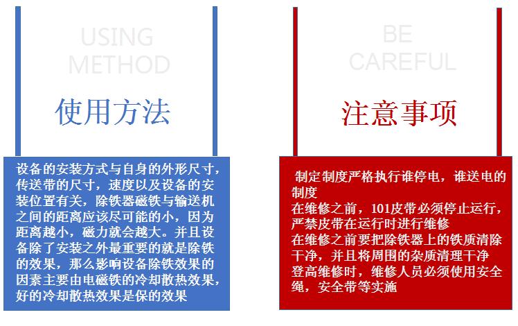 生物颗粒用电磁除铁器