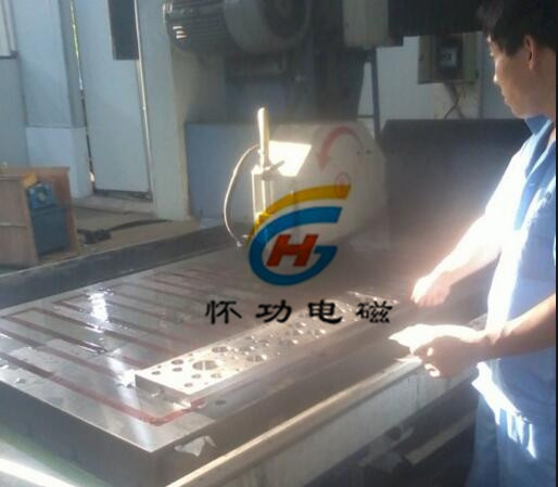 上海某机械有限公司使用电永磁吸盘