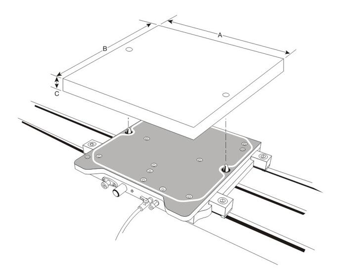 CNC用真空吸盘原理架构