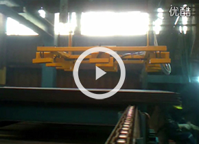 吸盘吊波纹板视频