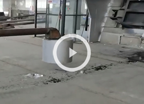 电磁铝液吸铁机高温电磁吸盘视频