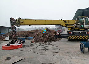 汽车吊用废钢电磁吸盘