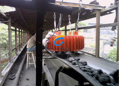 地上矿石用电磁除铁器