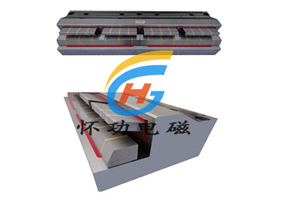 铣削铁路道岔用电永磁吸盘